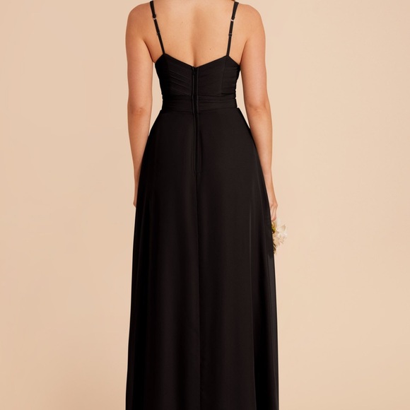 Birdy Grey Deborah Chiffon Black Bridesmaid Dress - Picture 2 of 10